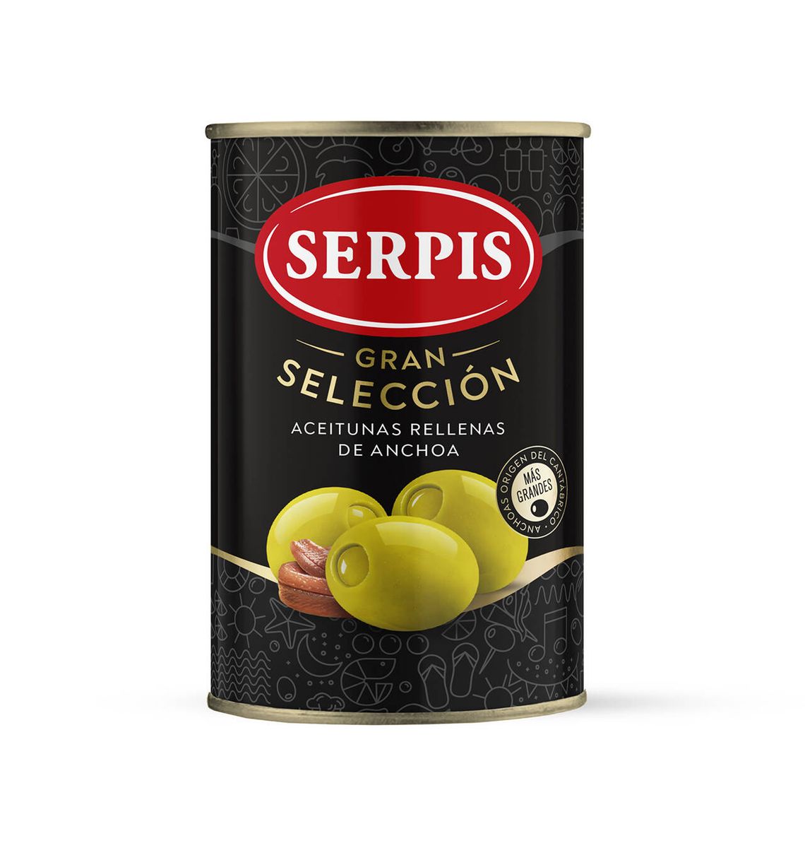 OLIVES SERPIS ANX G SELEC 130g