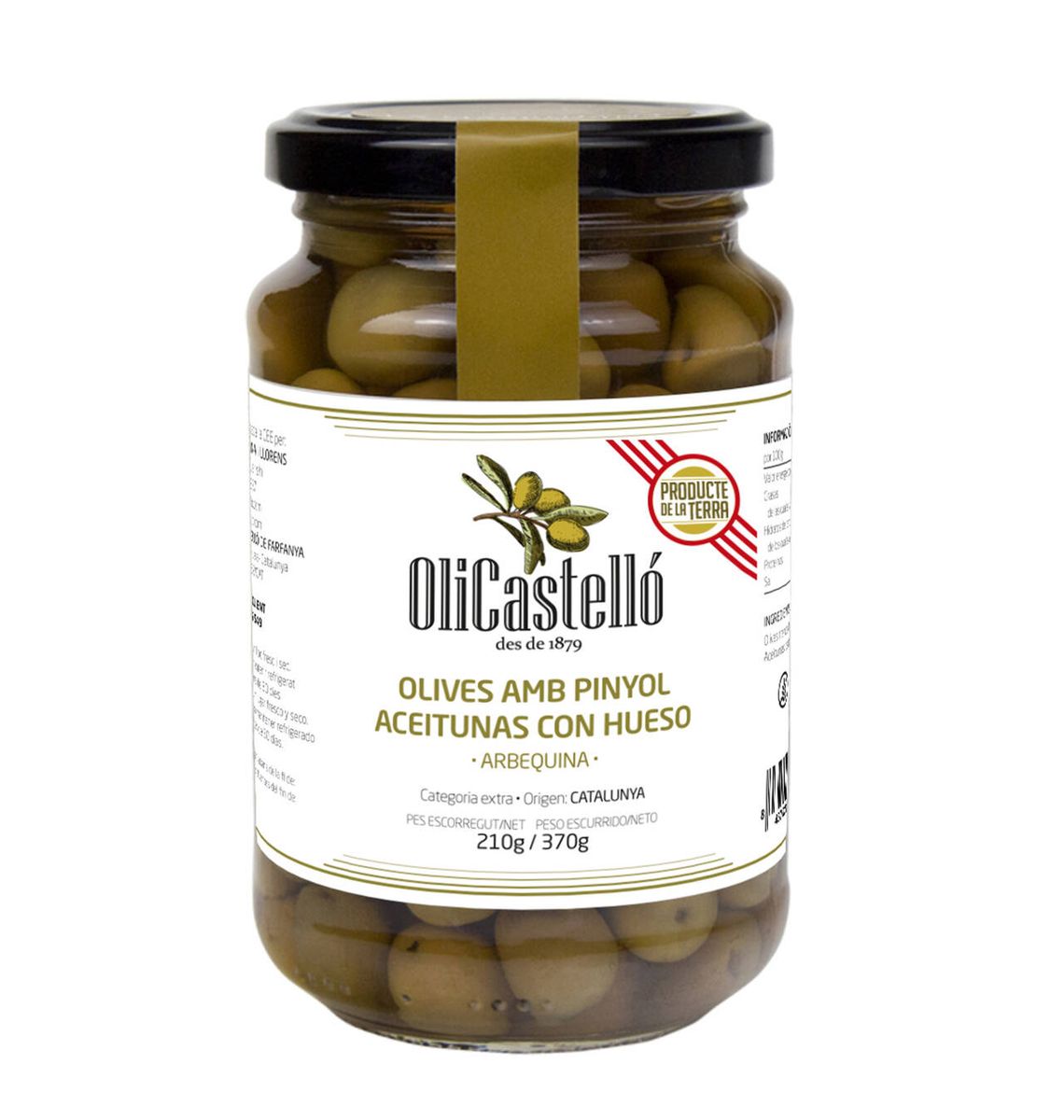 OLIVES CASTELLO ARBEQUINES 210g