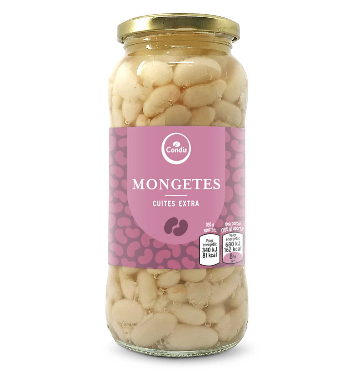 MONGETES CUITES CONDIS 400GR