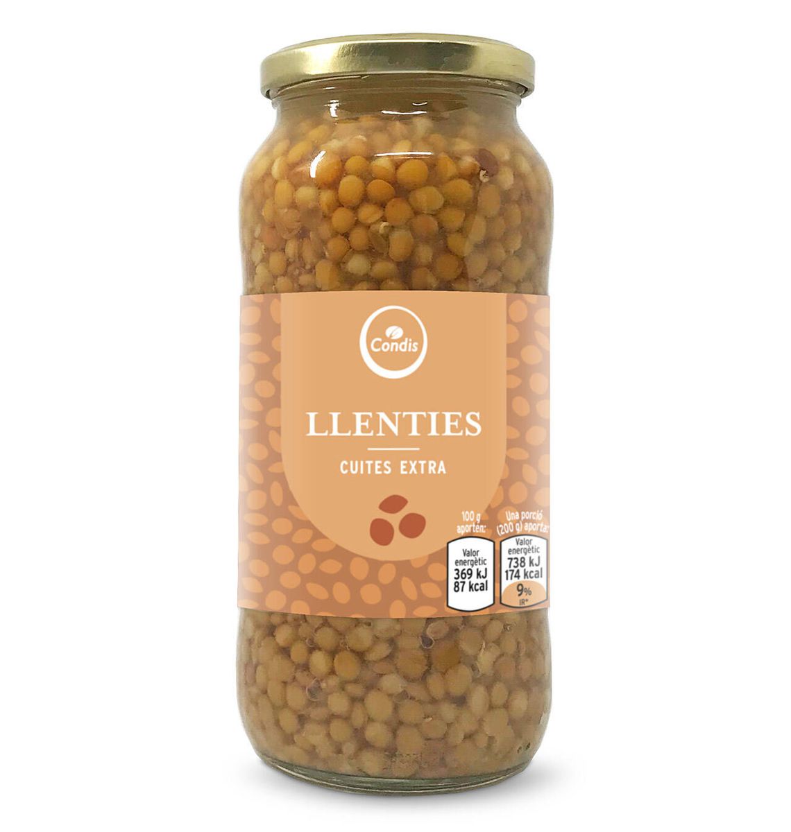 LLENTILLES CUITES CONDIS 400G
