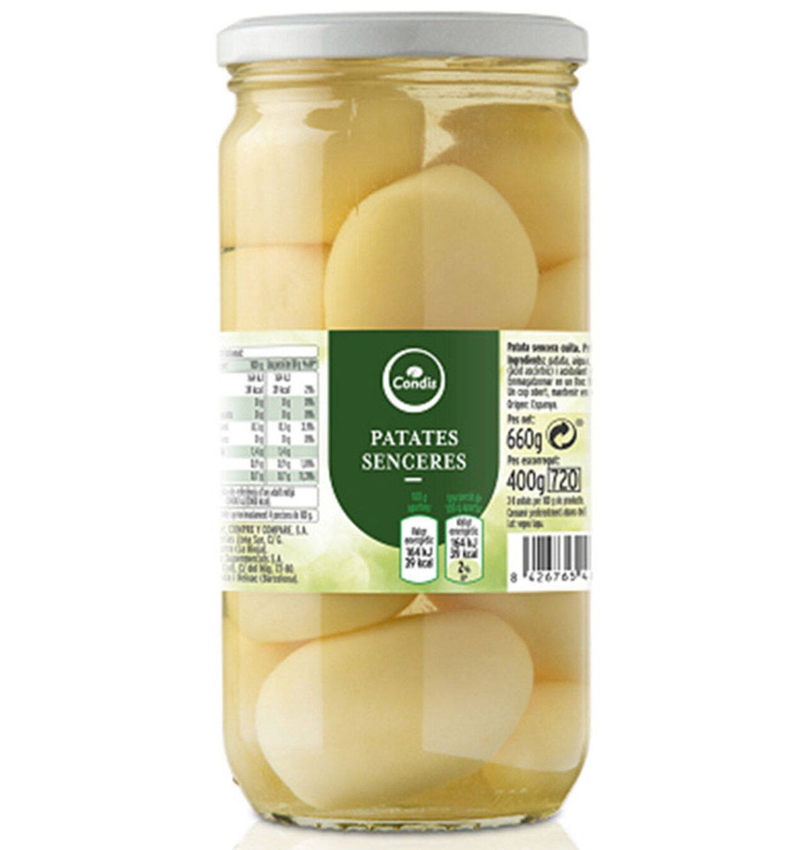 PATATES CONDIS SENCERES 400g