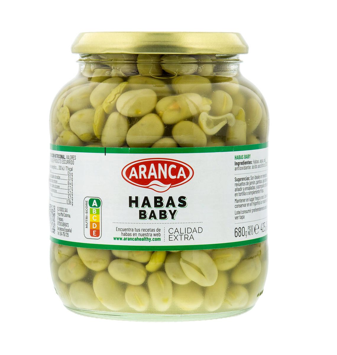 FAVES BABY ARANCA POT 680g