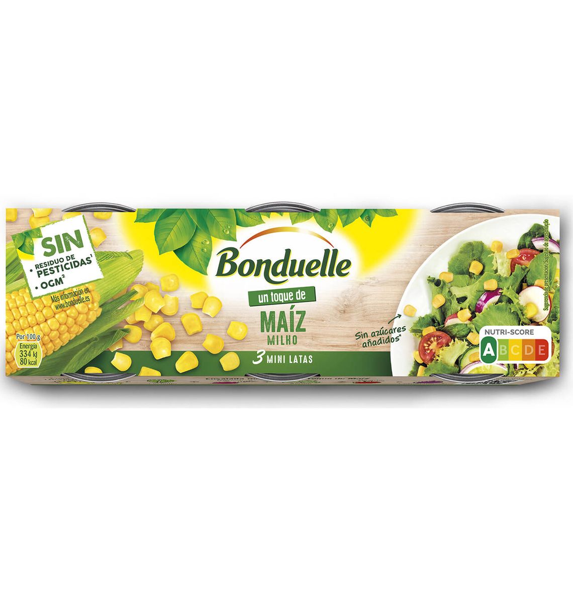 BLAT MORO BONDUELLE 3x70g