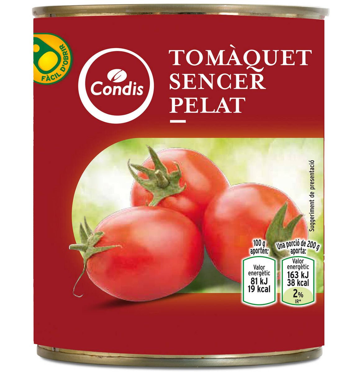 TOMAQUET CONDIS NATURAL 480g