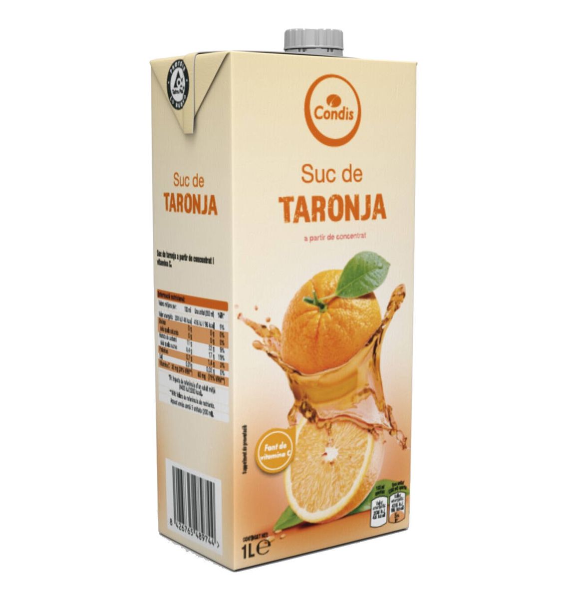 SUC CONDIS TARONJA BRICK 1L