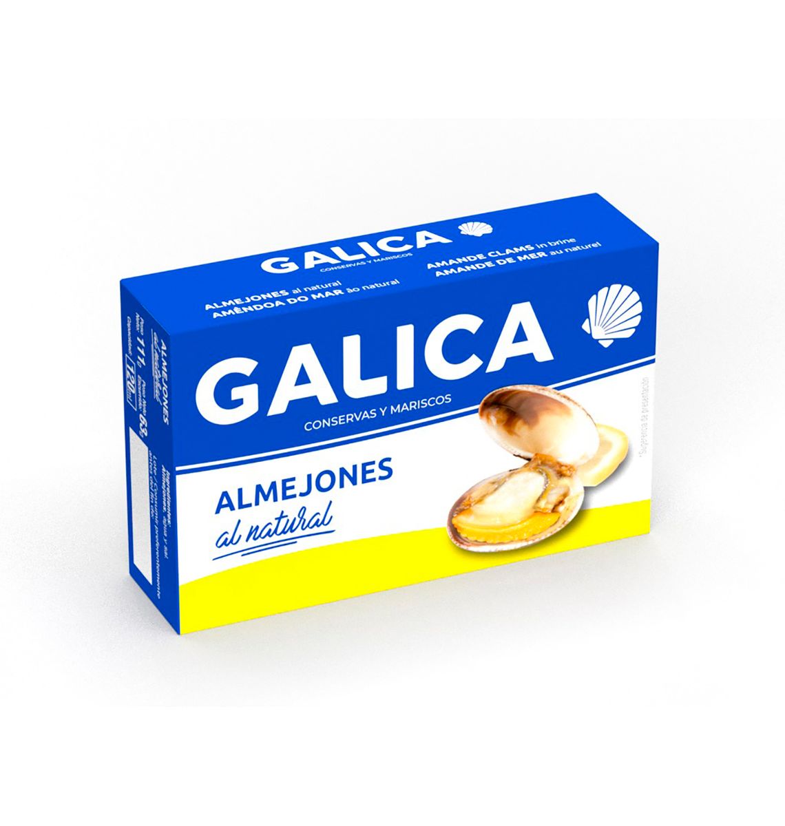 CLOISSES GALICIA AL NATURAL 63g