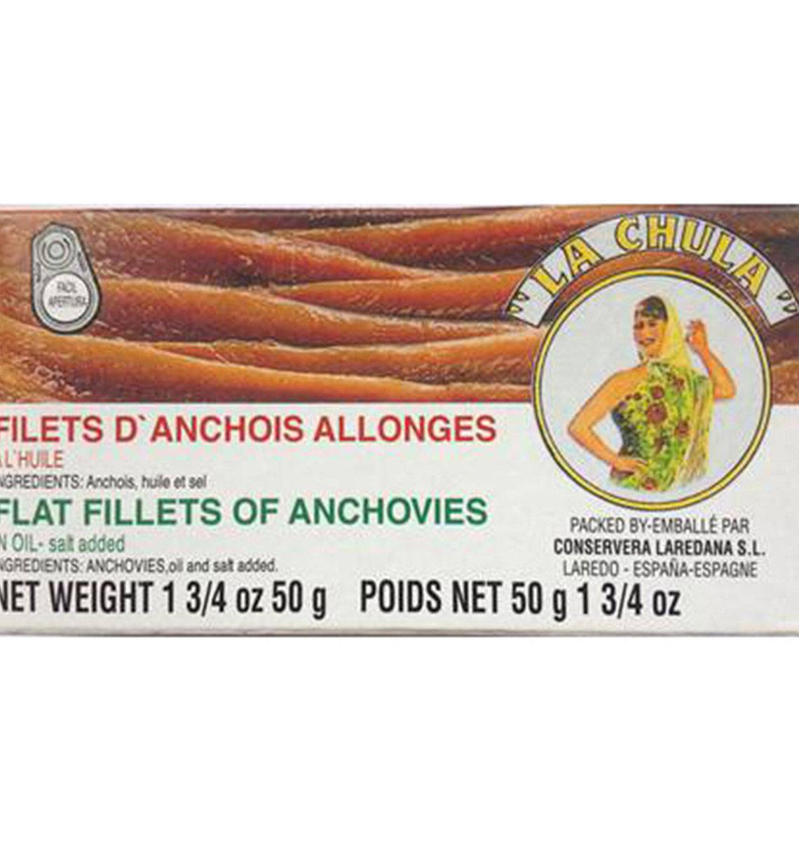 ANXOVES LA CHULA LLAUNA 50g