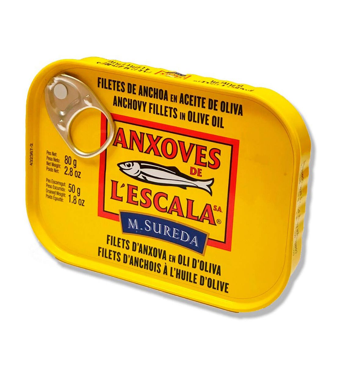 ANXOVA SUREDA OLI OLIVA 50g