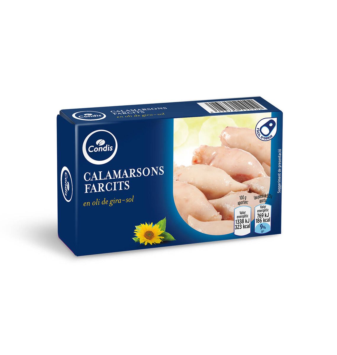 CALAMARS CONDIS FARCITS OLI 72g