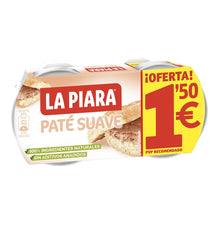PATE LA PIARA SUAU 2x75g