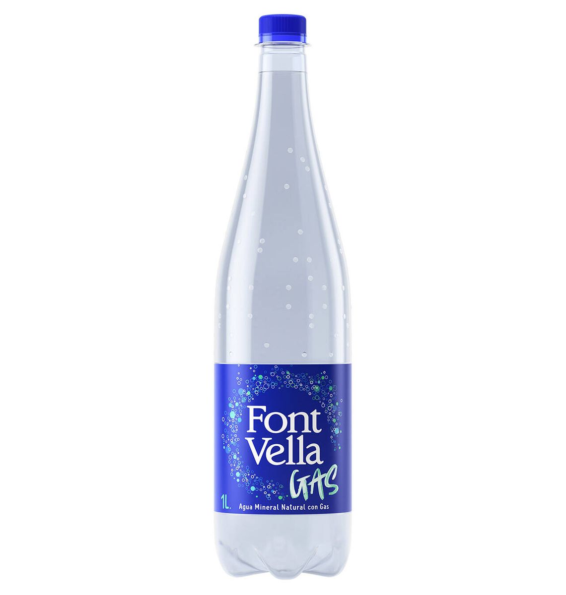 AIGUA FONT VELLA GAS 1L