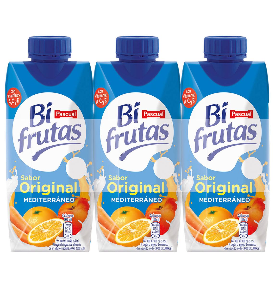 BI-FRUTAS PASCUAL MEDITER 33cl