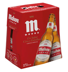 CERVESA MAHOU BOTELLA 25cl x6