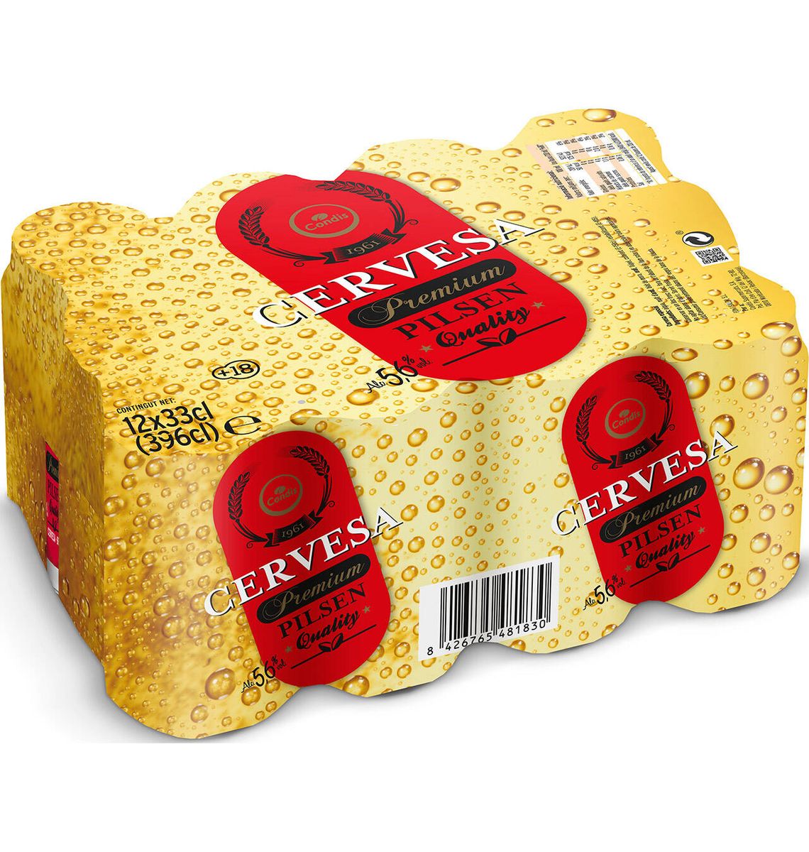 CERV CONDIS RETRACTIL 33cl x12