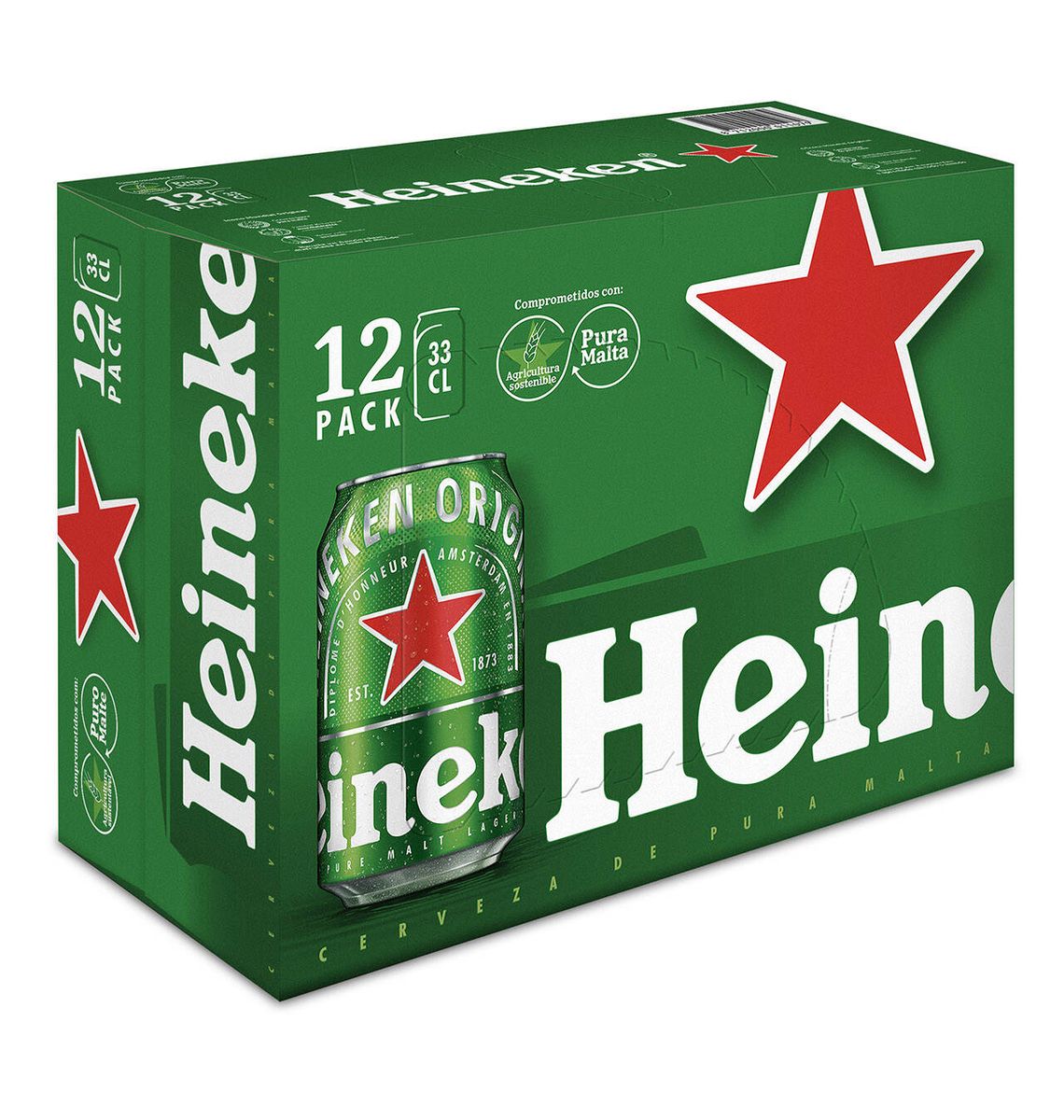 CERVESA HEINEKEN 33cl x12