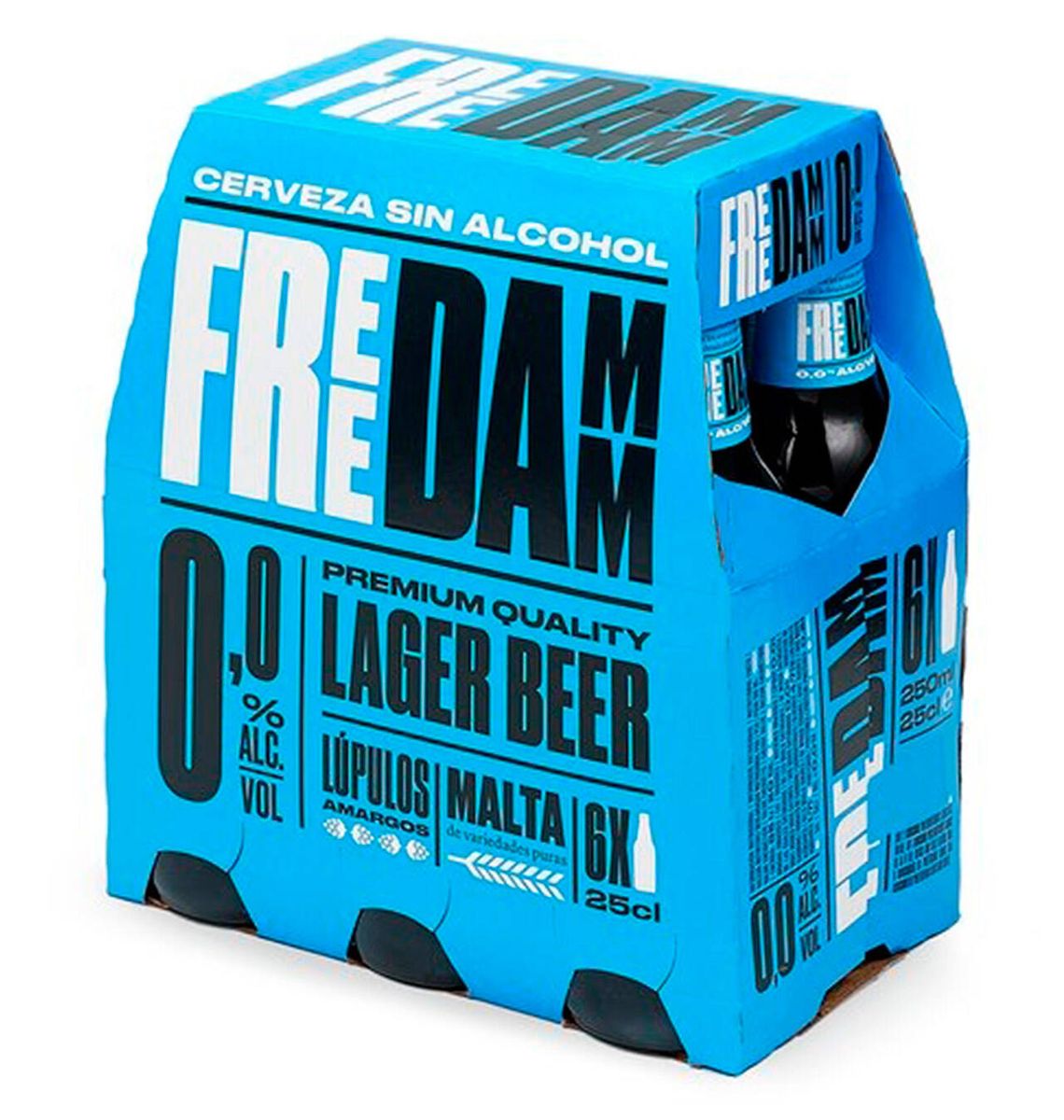 CERVESA FREE DAMM S/A 25cl x6