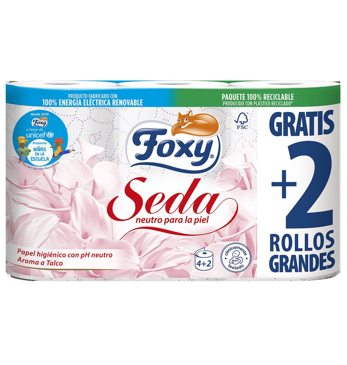 PAPER WC FOXY SEDA 3 CAPES x6