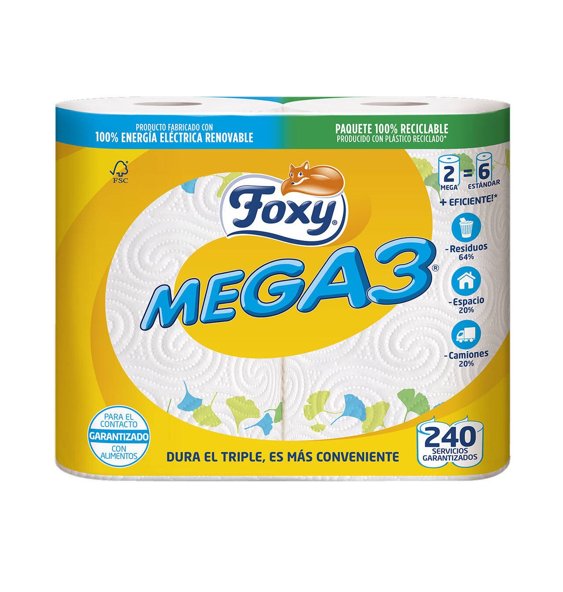 PAPER CUINA FOXY MEGA3 x2