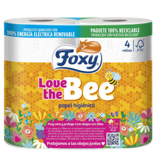 PAPER HIG FOXY LOVE BEE x4