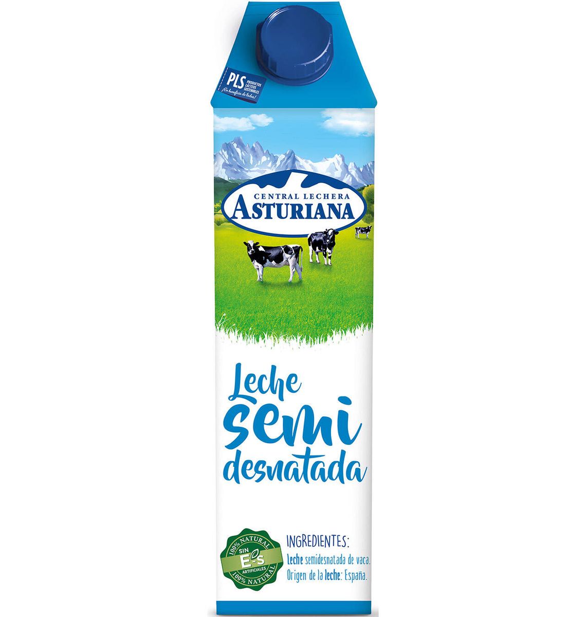 LLET ASTURIANA SEMI BRIK 1L