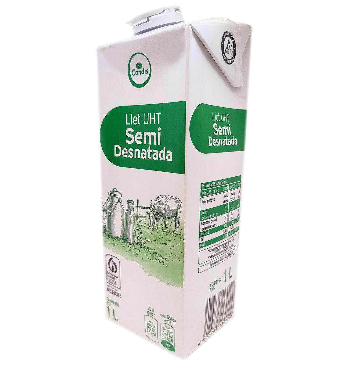 LLET CONDIS SEMI 1L