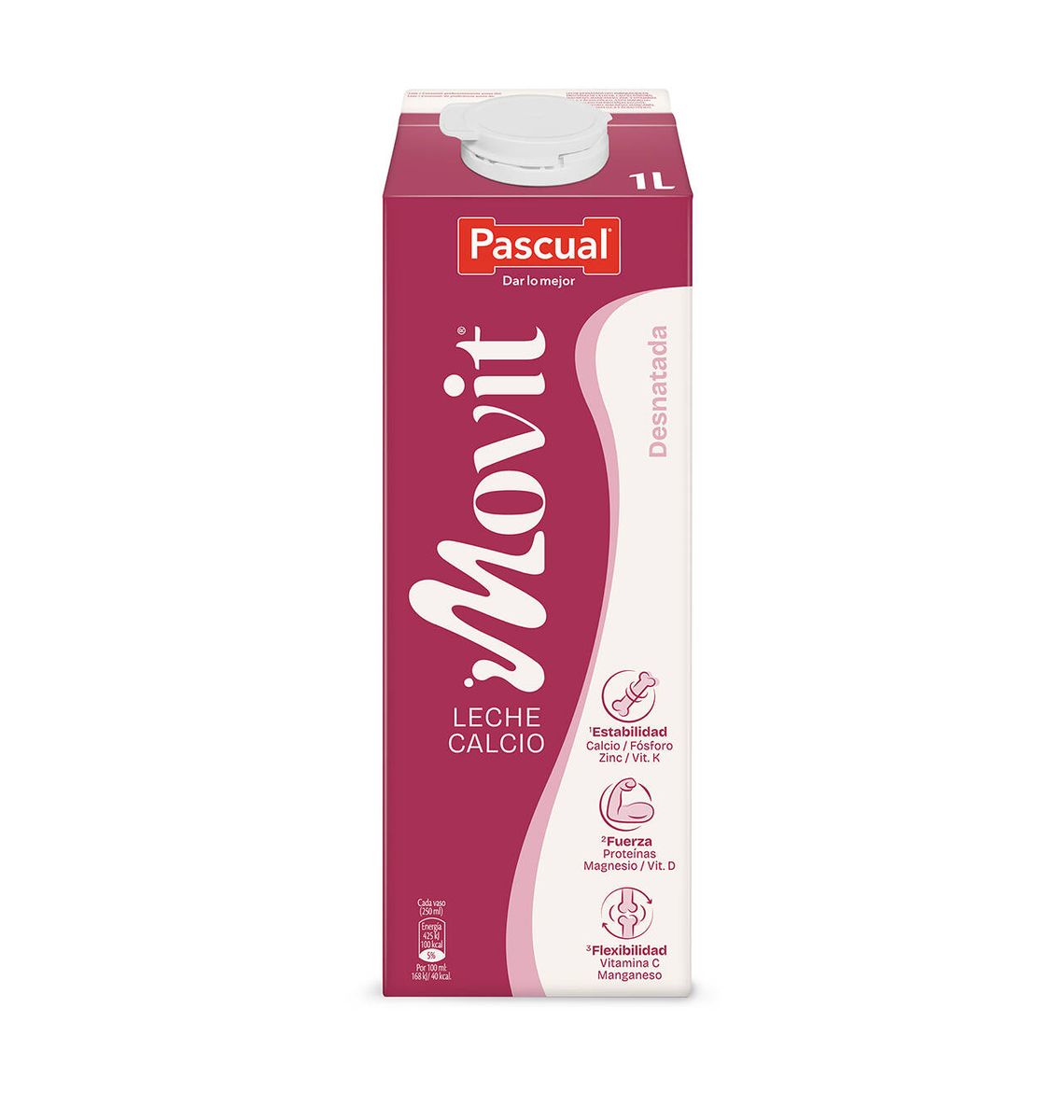LLET PASCUAL CALCI DESN 1L