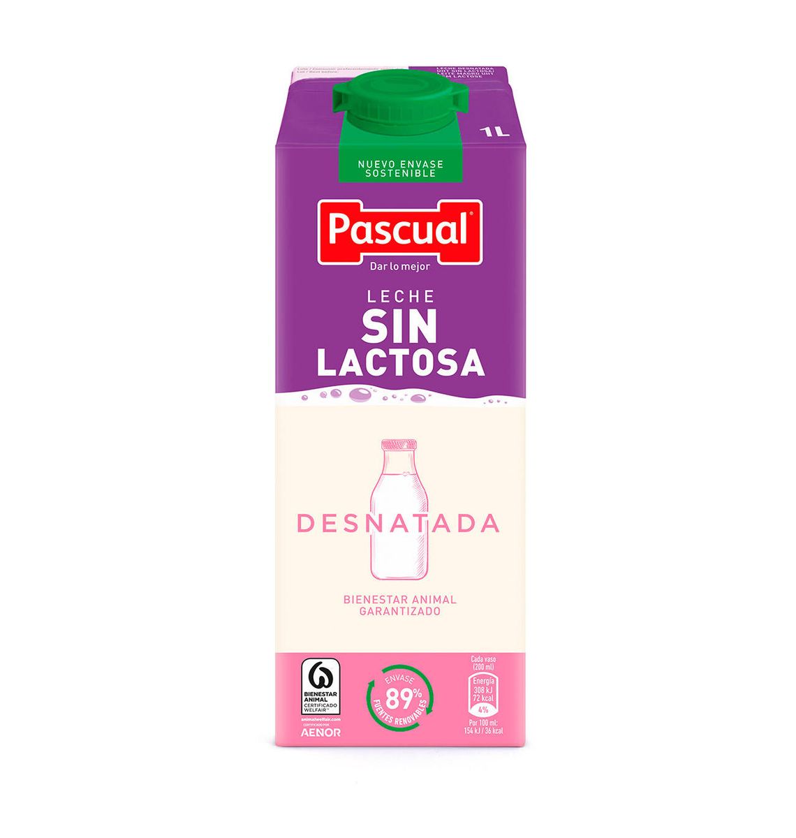 LLET DESC S/LACTOSA PASCUAL 1L