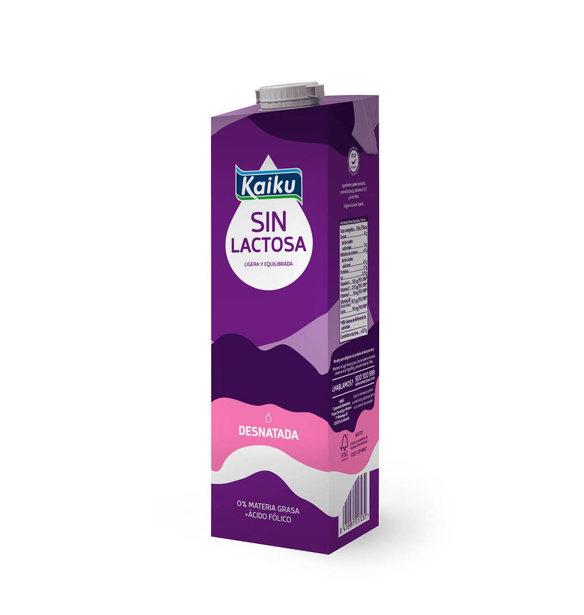 LLET KAIKU DESCREMADA 1L