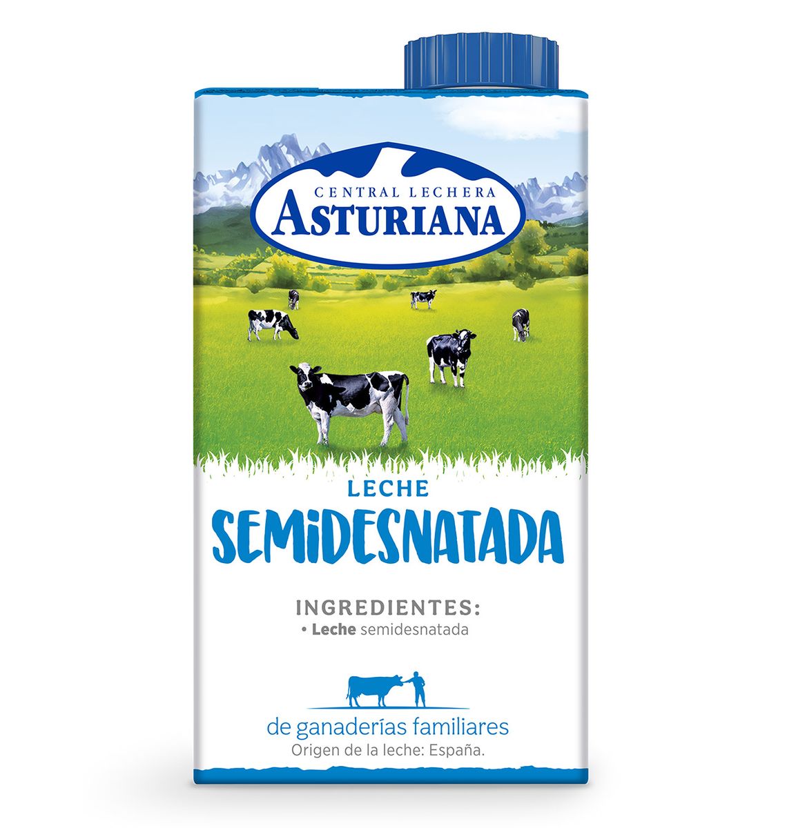 LLET ASTURIANA SEMI BRICK 500ml