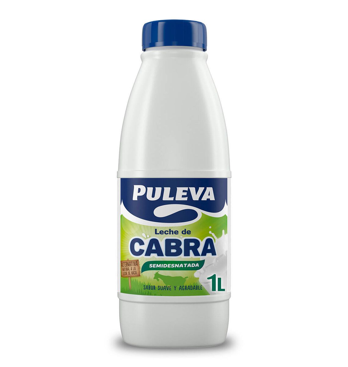 LLET PULEVA SEMI CABRA 1L
