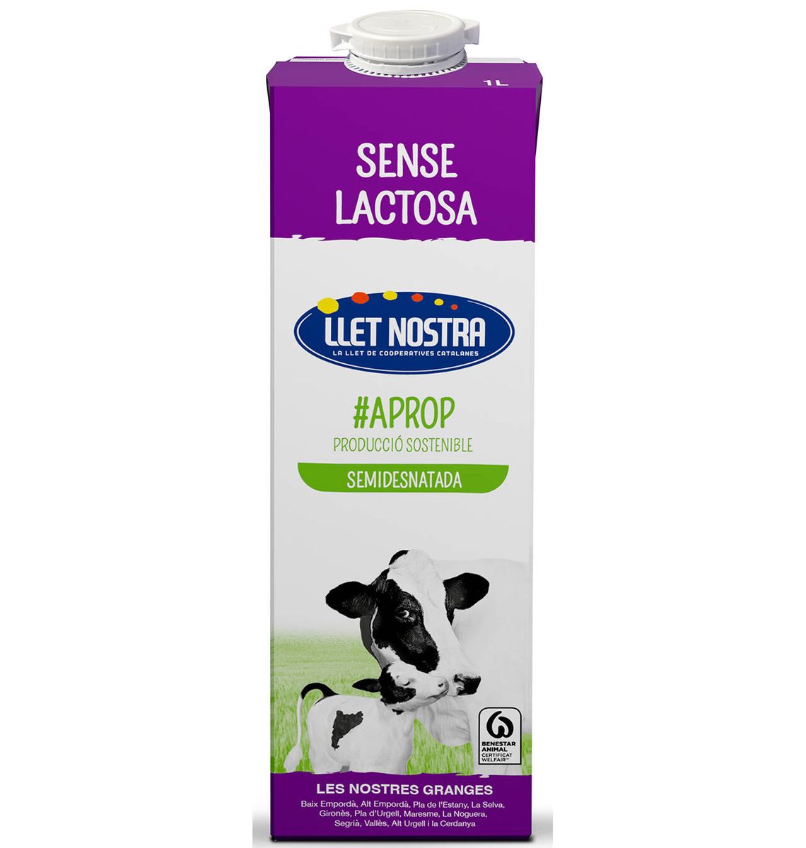LLET NOSTRA S/LACTOSA SEMI 1L