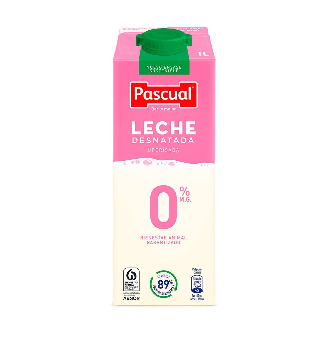 LLET PASCUAL DESNATADA BRIK 1L