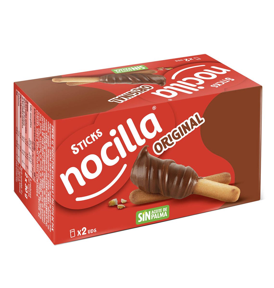 CREMA CACAU NOCILLA STICKS 1SA 60g
