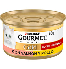 MENJAR GATS GOURMET SALMO 85g