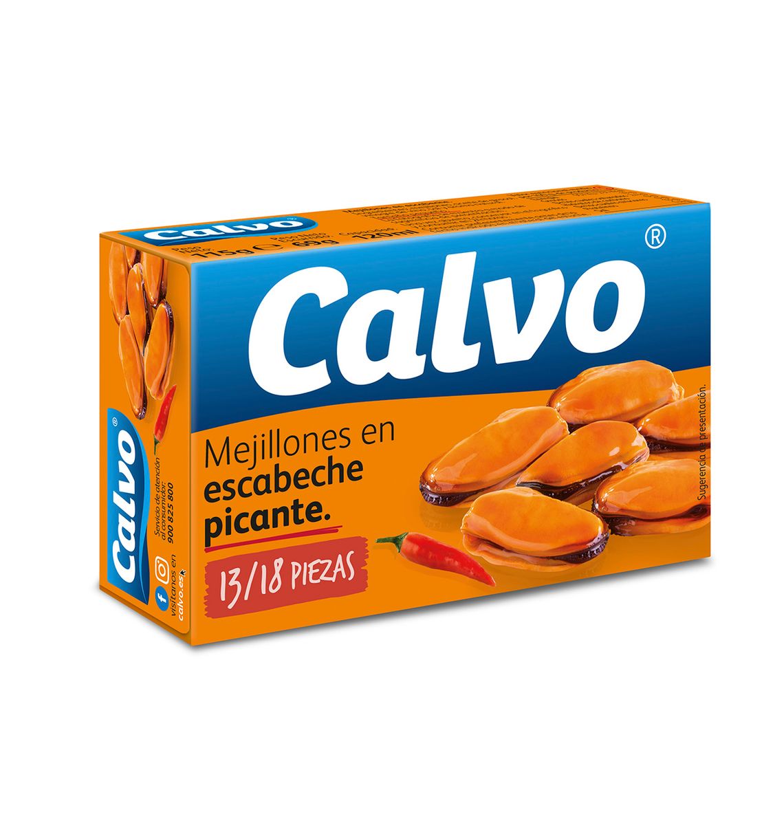 MUSCLOS PICANTS CALVO 13/18 69g