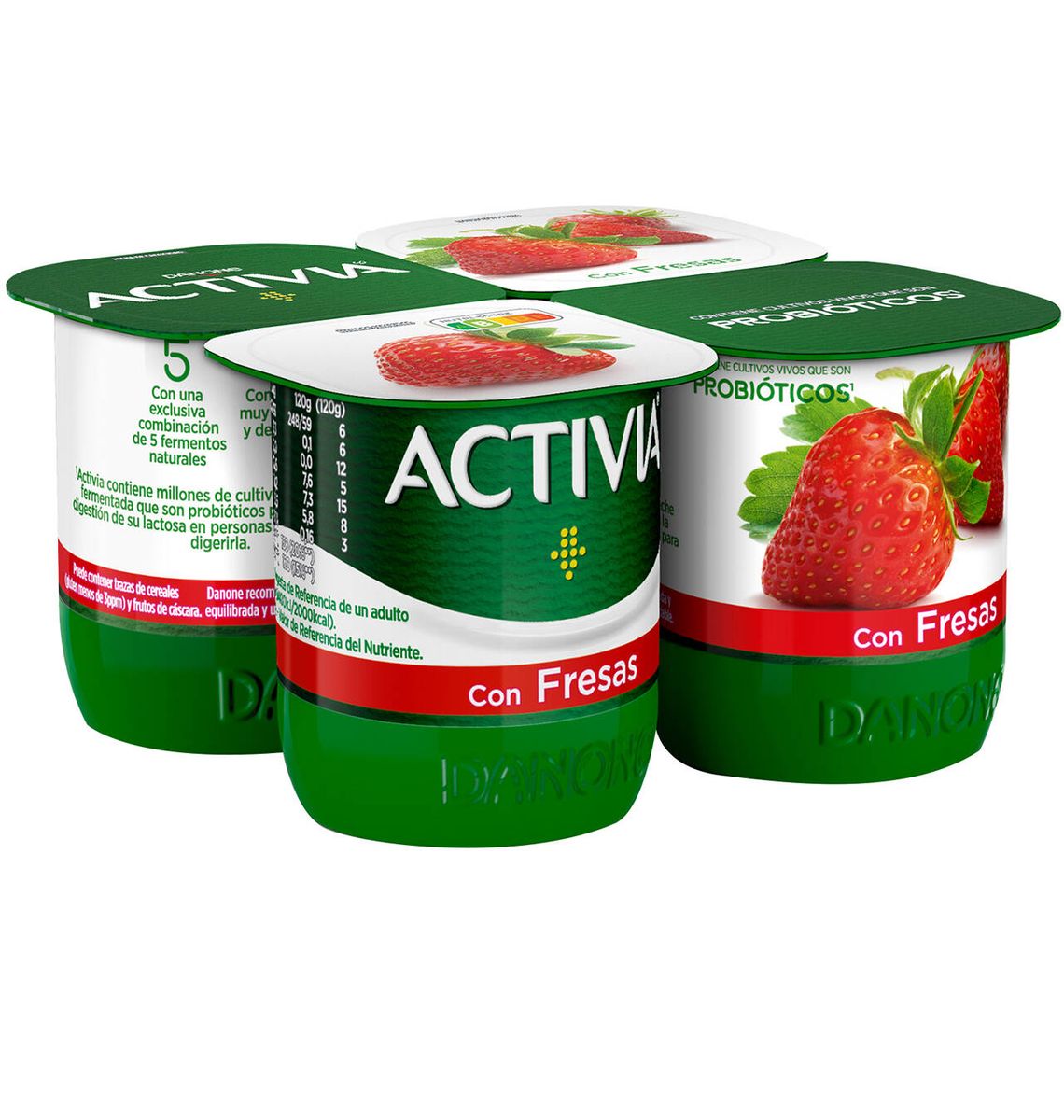 IOG ACTIVIA AMB MADUIXA 4x 120g