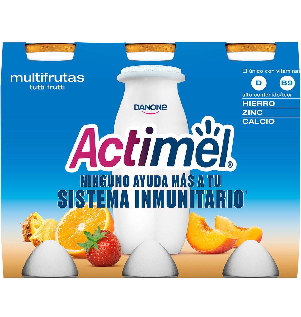 ACTIMEL MULTIFRUITES 6x100g
