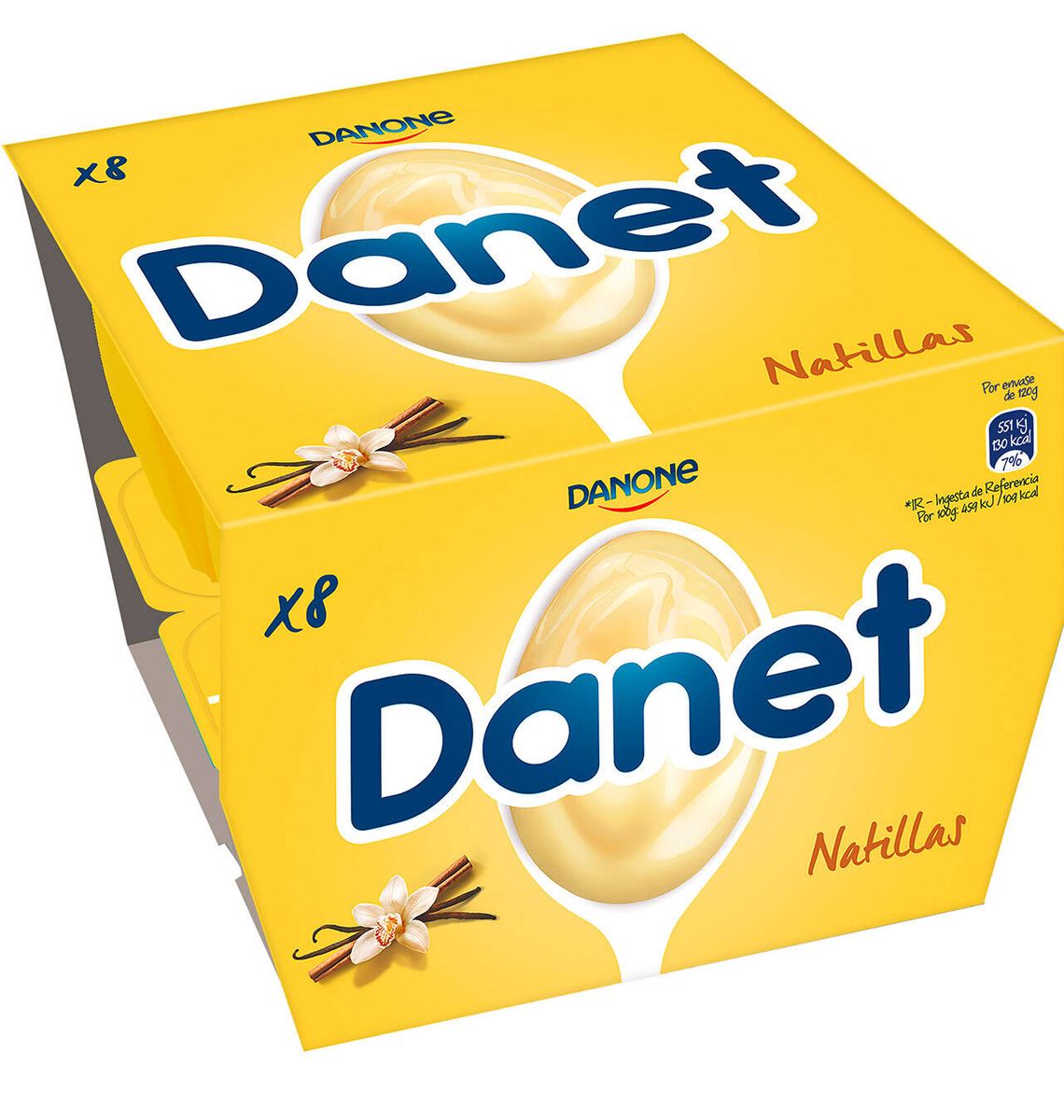 DANET VAINILLA 8x120g