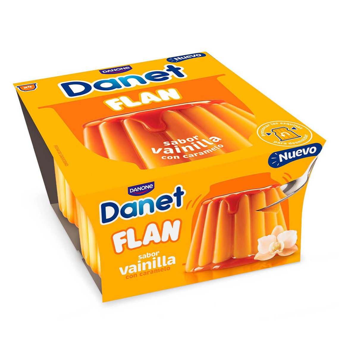 FLAM DANONE VAINILLA 4x 100g