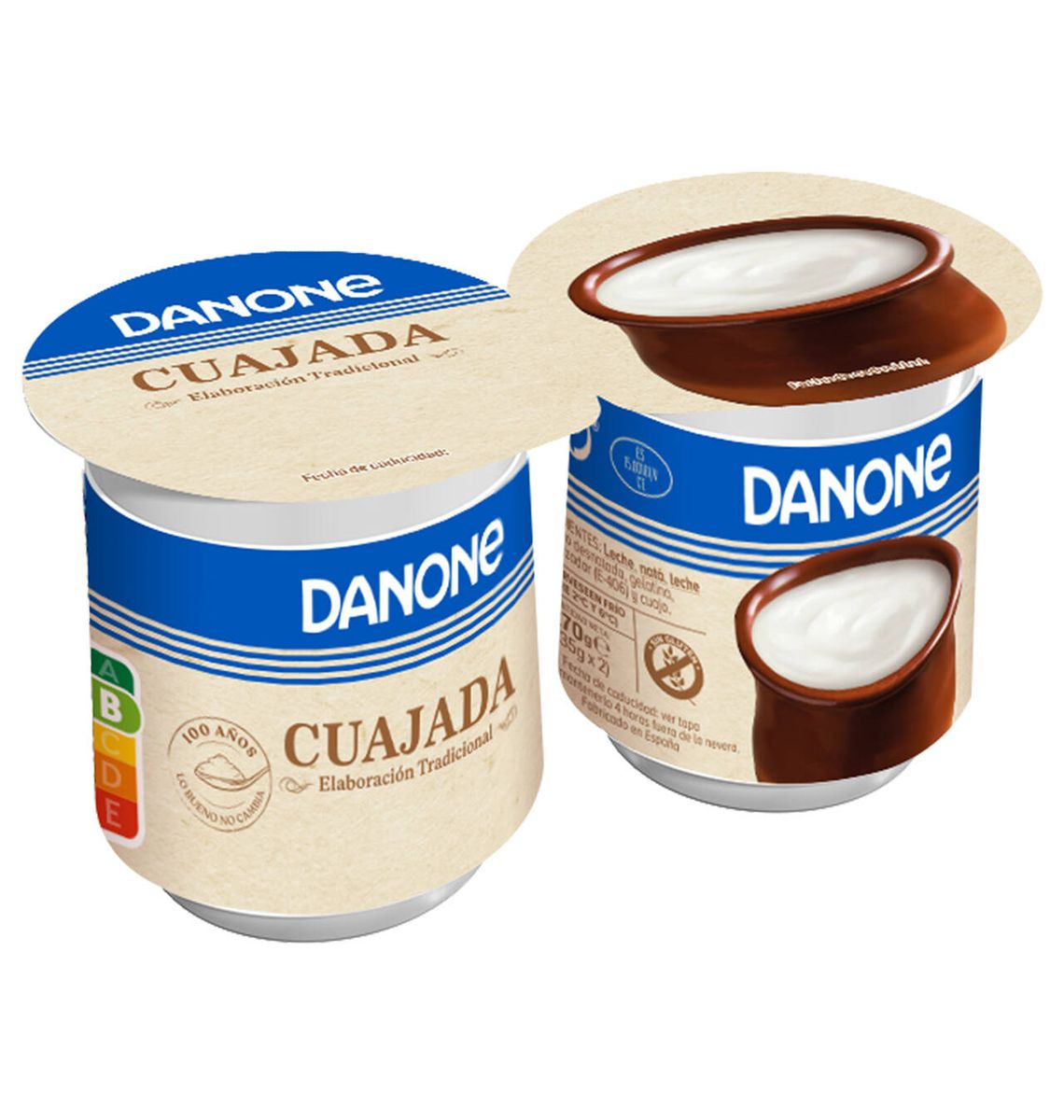 QUALLADA DANONE 2x135g