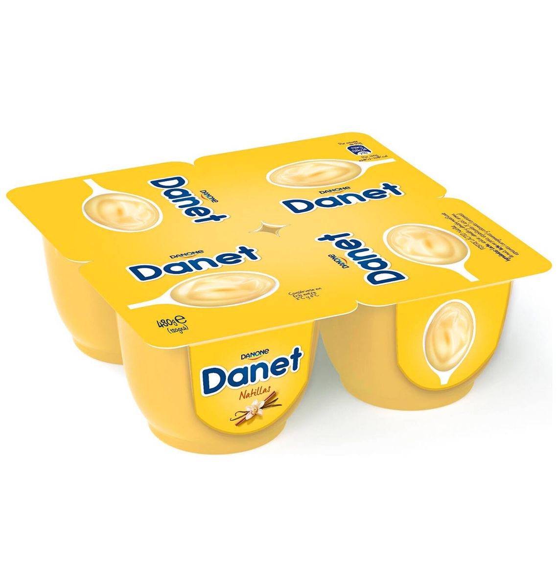 NATILLA DANET VAINILL 4x120g