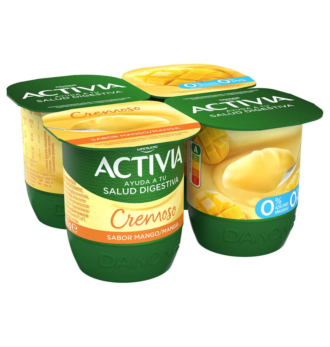 IOG ACTIV 0%CREMOS MANGO 4x120g