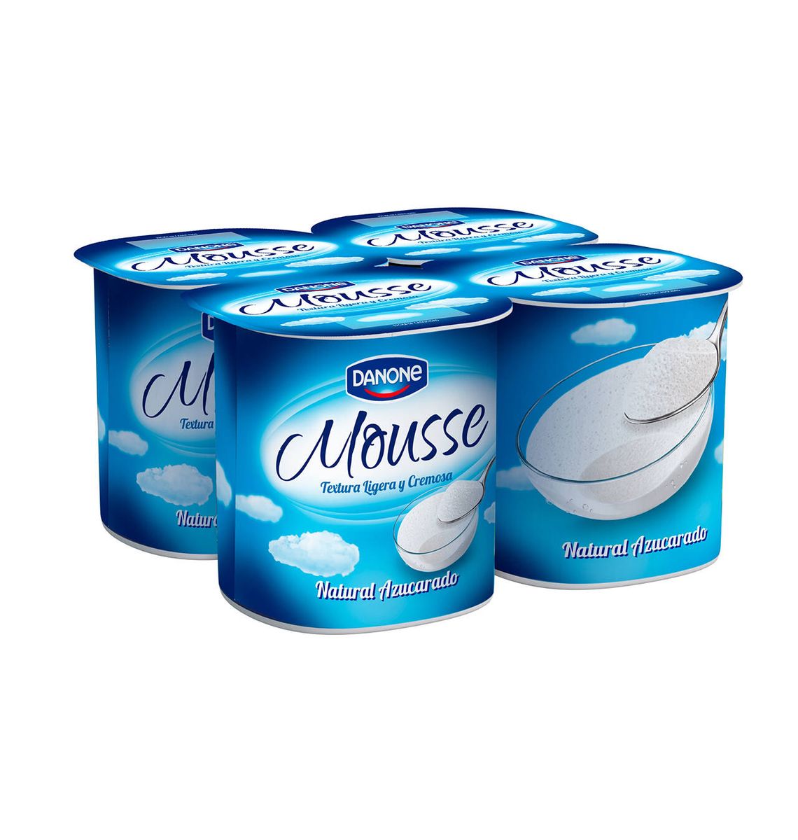 MOUSSE NATUR SUCRAT 4x65g