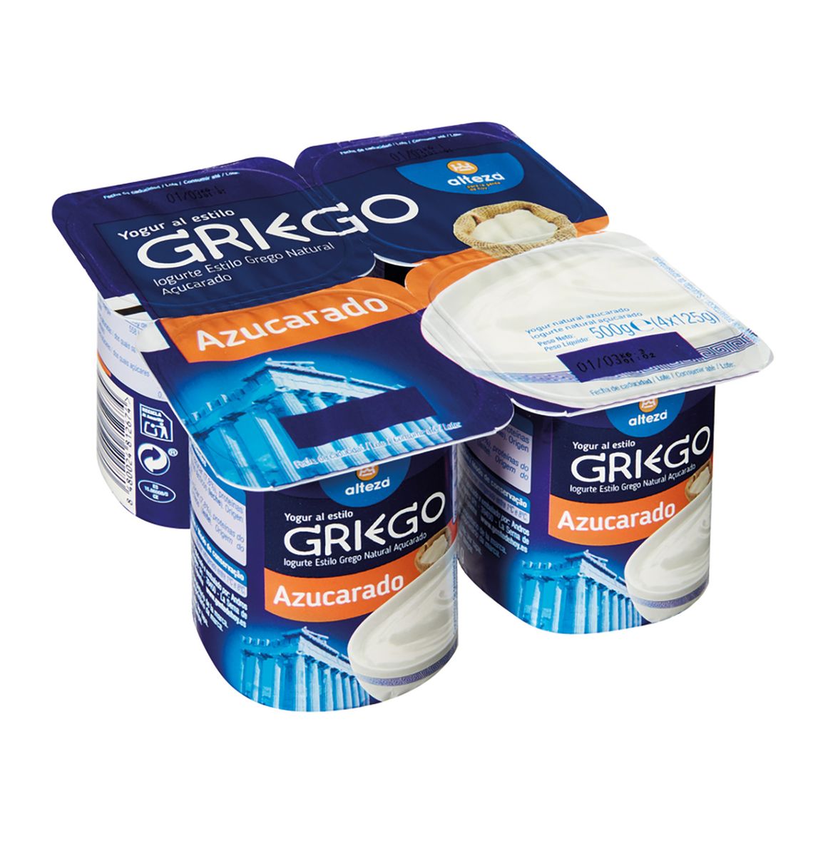 IOG GREC ALTEZA  NAT SUCRE 4X125g