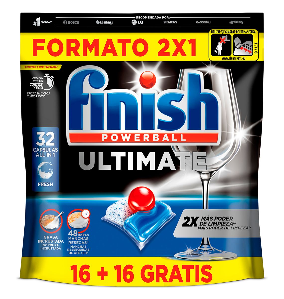 RENTAV. FINISH ULT. 16+16 CAPSULES