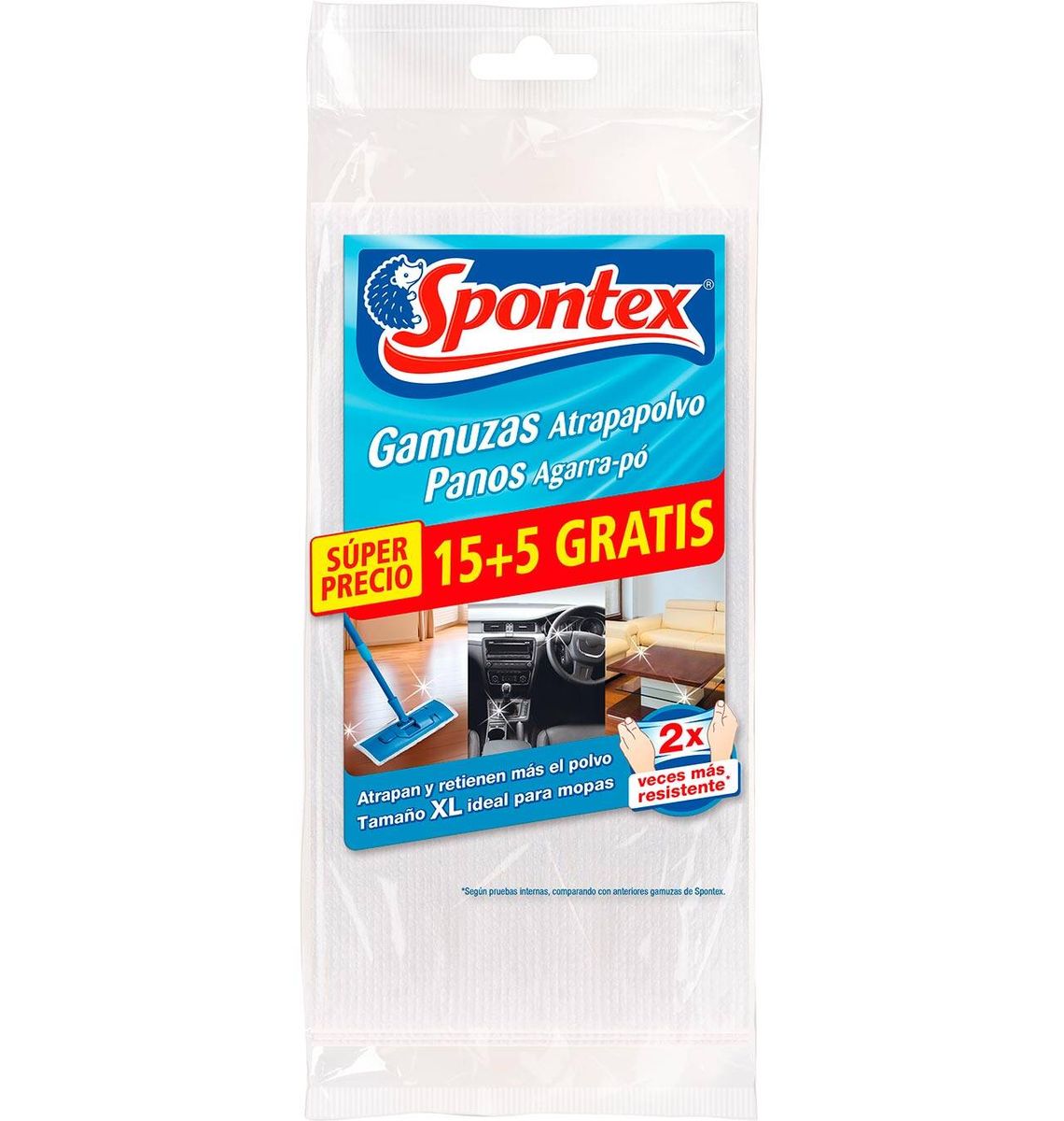 NETEJA POLS SPONTEX 15+5
