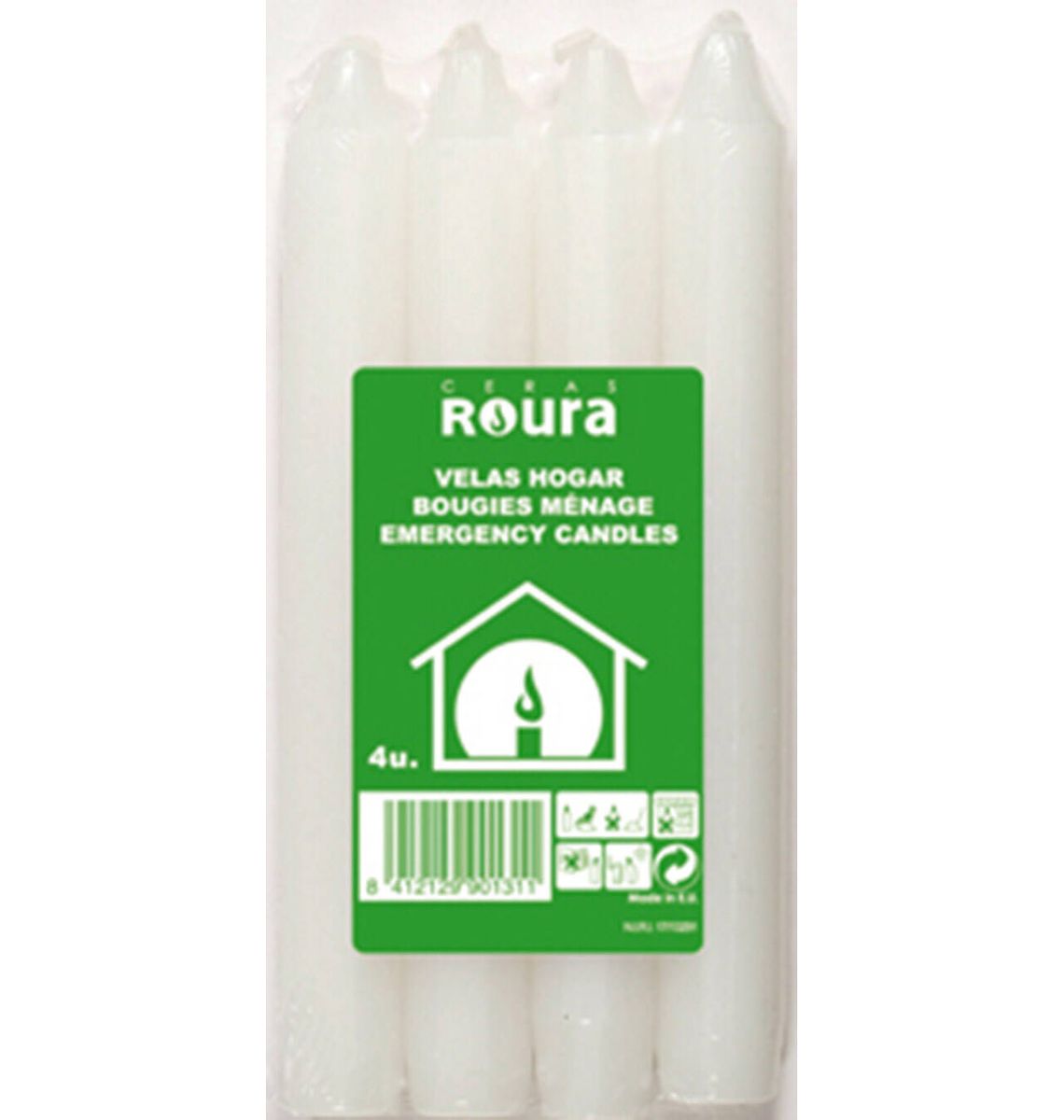 PAQUET CERAS ROURA BUJIES 4 UN
