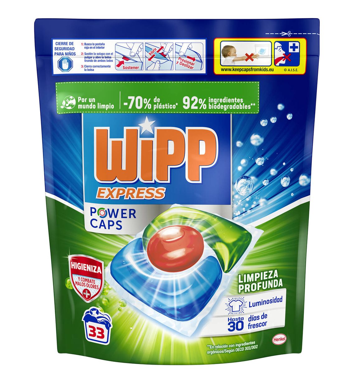 WIPP POWER CAPS ANTIOLOR x33U