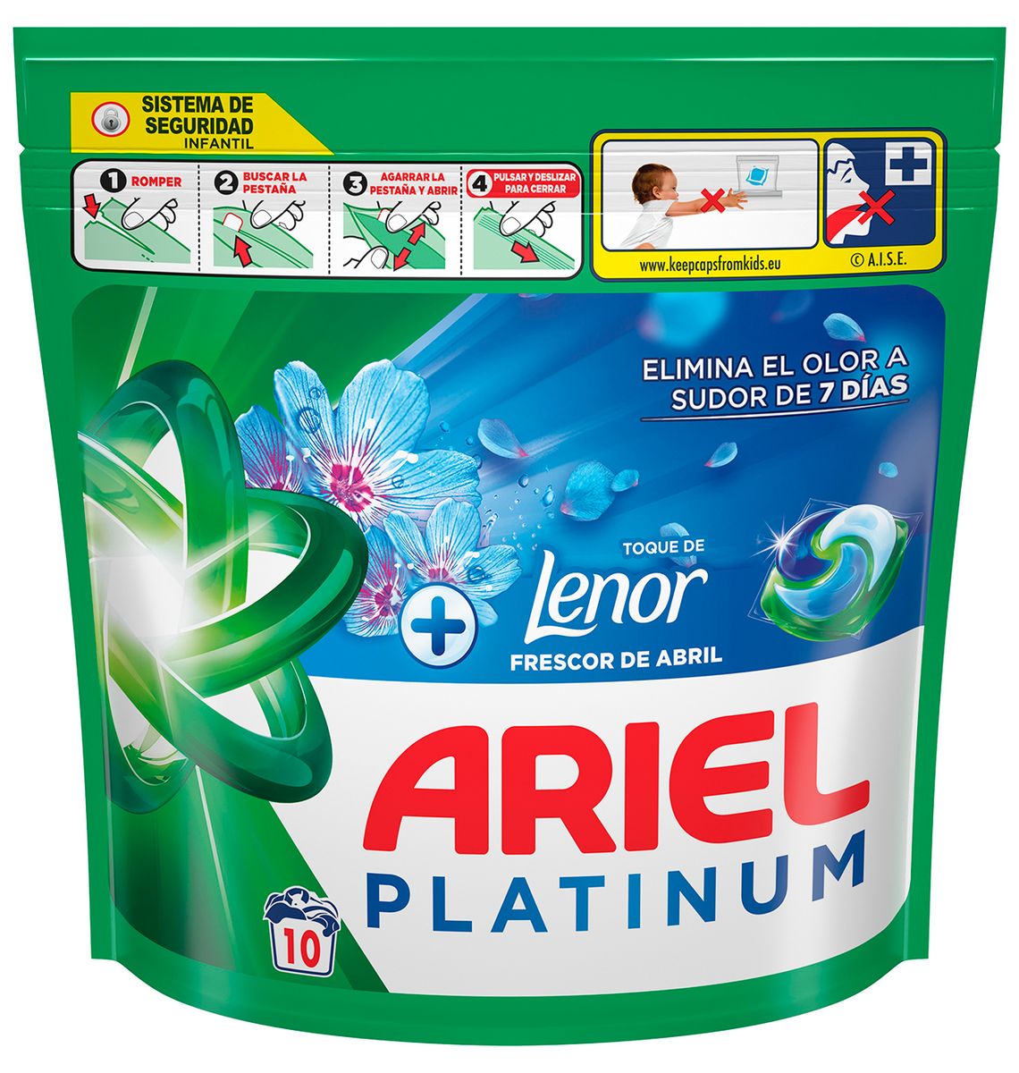 DET ARIEL FRESC ABRIL PODS x10