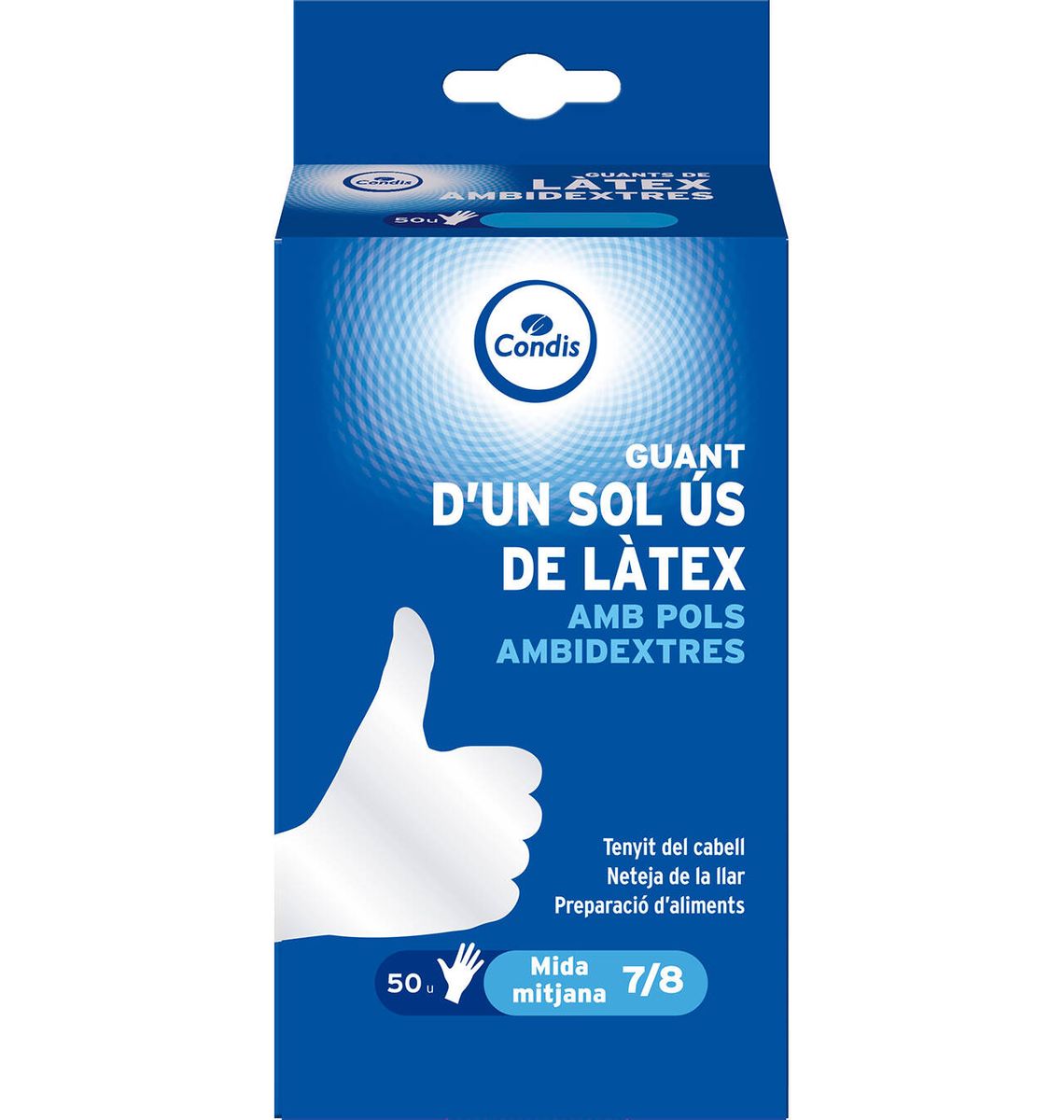 GUANTS CONDIS LATEX x50